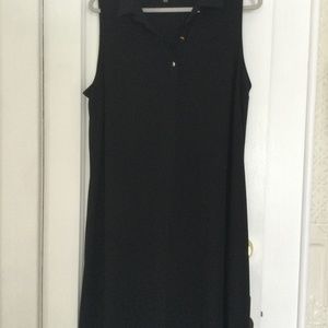Anne Klein sleeveless black dress